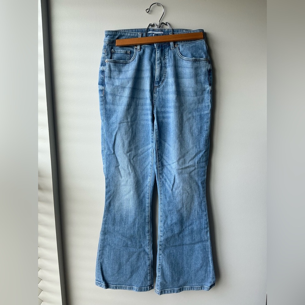 Loft Curvy High Waist Kick Crop Jean